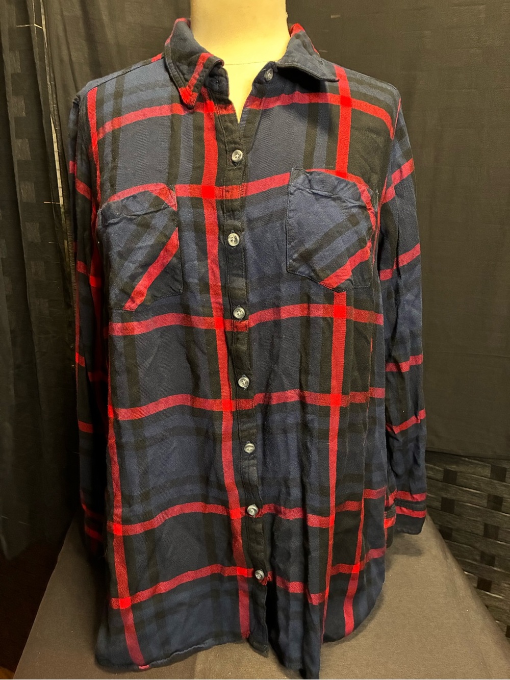 Isabel Maternity Super Soft Flannel Button Up